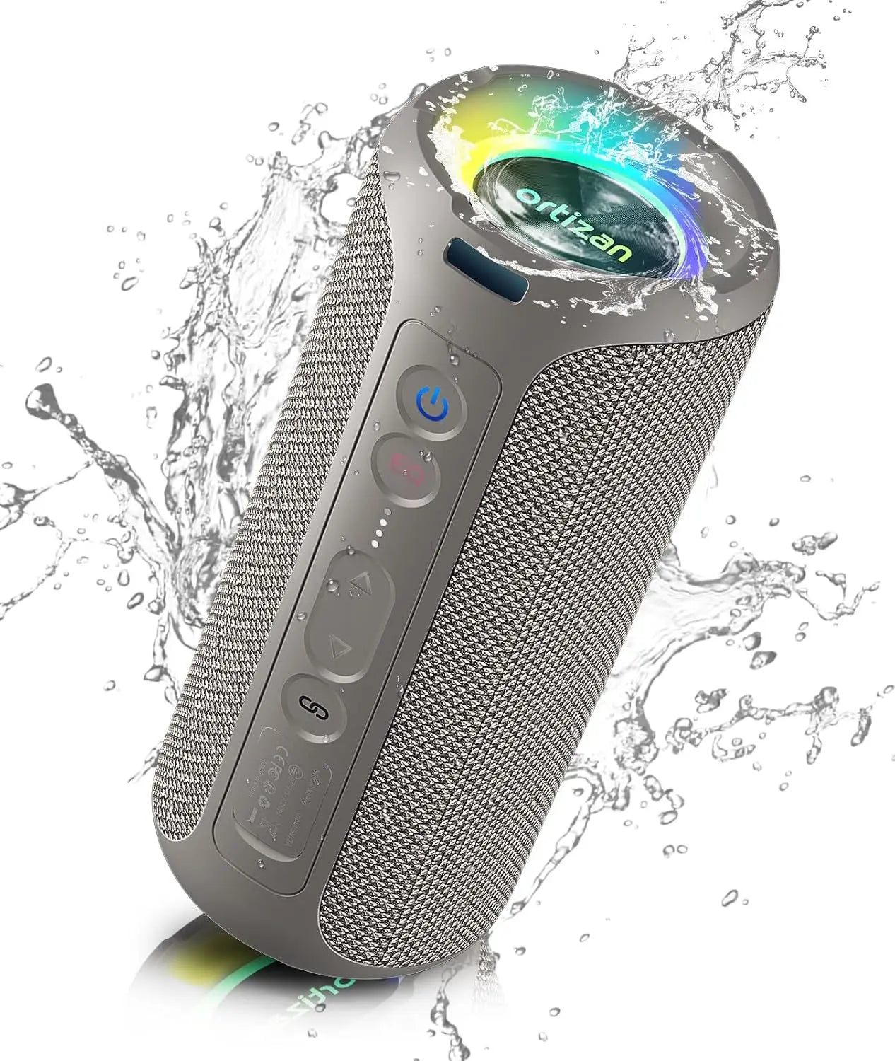 Ortizan X8 pro Bluetooth Speaker 40W Enhanced Bass Portable Outdoor Wireless Shower Speaker IPX7 Waterproof 30Hrs Battery Bluetooth 5.3