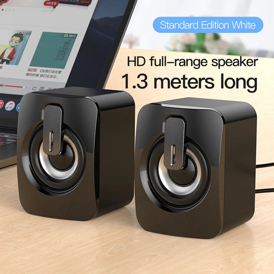 Mini Speaker For Computer PC Laptop Desktop Sound Box Music Audio System Stereo Set