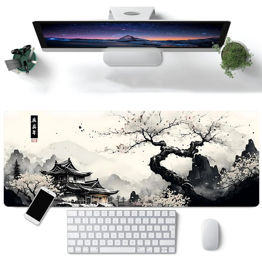 YurTech Landscape ink painting Mouse Pad Desk Pad