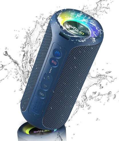 Ortizan X8 pro Bluetooth Speaker 40W Enhanced Bass Portable Outdoor Wireless Shower Speaker IPX7 Waterproof 30Hrs Battery Bluetooth 5.3