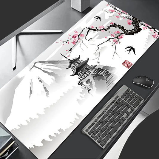 YurTech Mouse Pad Gaming Sakura Japanese Cherry Blossom XL