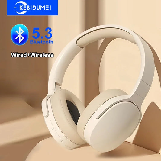 YurTech Bluetooth 5.3 Wireless Earphones Foldable Noise Reduction for Music and Everyday Use