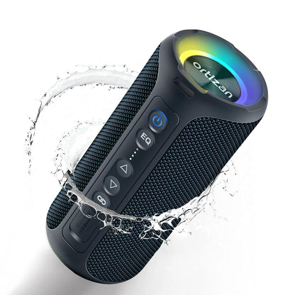 Ortizan X8 pro Bluetooth Speaker 40W Enhanced Bass Portable Outdoor Wireless Shower Speaker IPX7 Waterproof 30Hrs Battery Bluetooth 5.3
